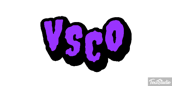 VSCO Efecto de texto
