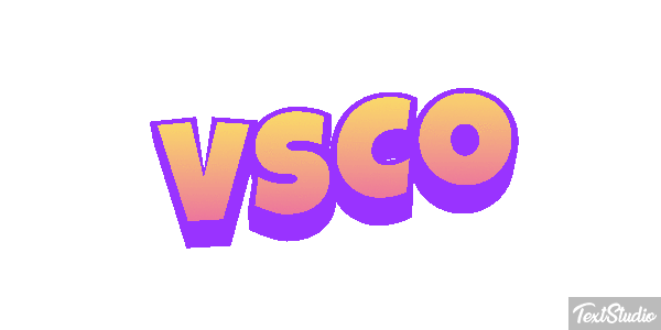 VSCO Efecto de texto