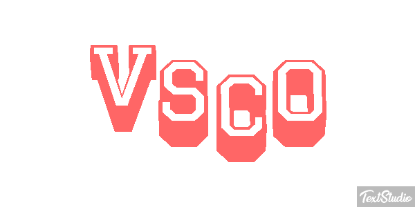 VSCO Efecto de texto