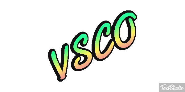 VSCO Efecto de texto