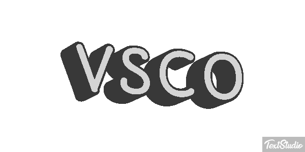 VSCO Efecto de texto