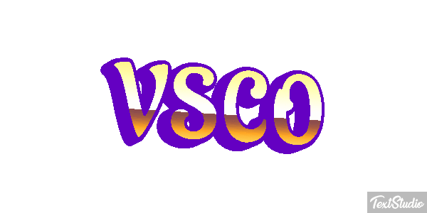 VSCO Efecto de texto