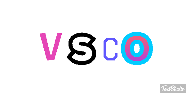 VSCO Efecto de texto