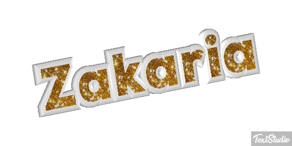 Zakaria Text effect
