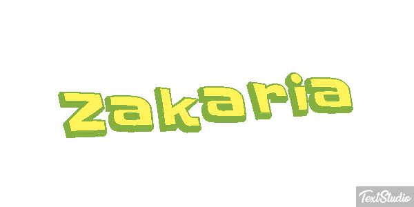 Zakaria Text effect