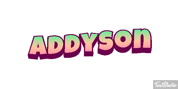 Addyson Text effect