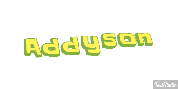Addyson Text effect