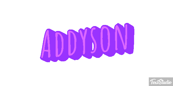 Addyson Text effect