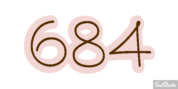 684 Текстовый эффект
