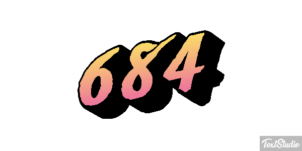 684 Текстовый эффект