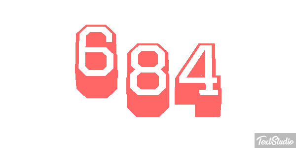 684 Текстовый эффект