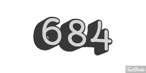 684 Текстовый эффект