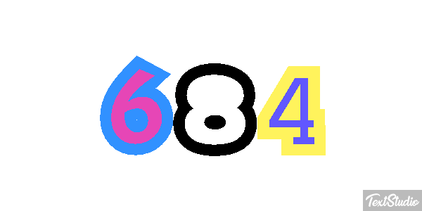 684 Текстовый эффект