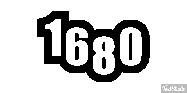 1680 Text effect