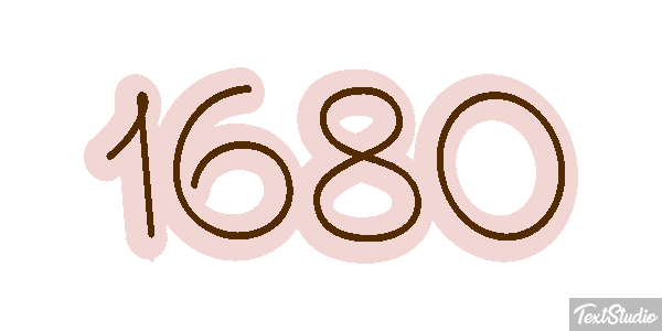 1680 Text effect