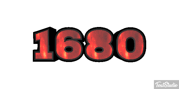 1680 Text effect