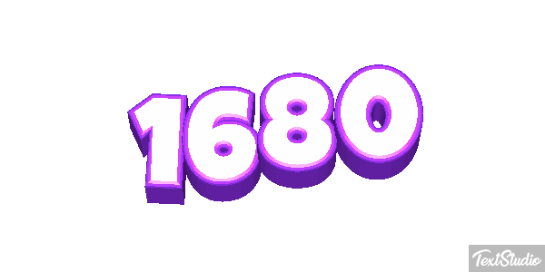 1680 Text effect