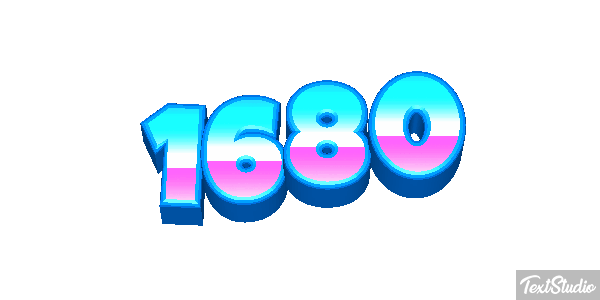 1680 Text effect