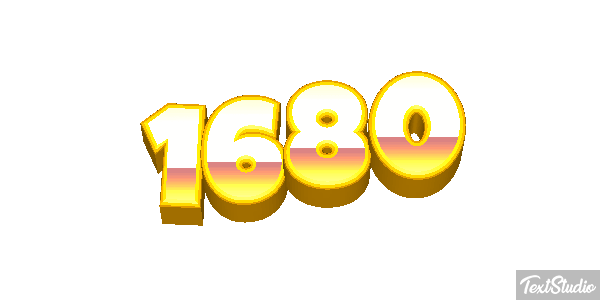1680 Text effect