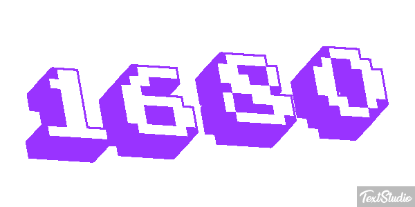1680 Text effect