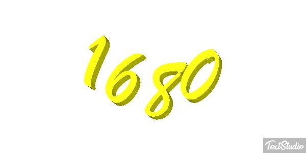 1680 Text effect