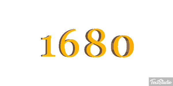 1680 Text effect