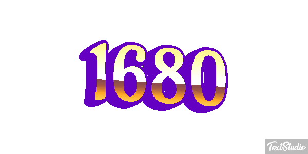 1680 Text effect