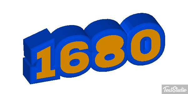 1680 Text effect