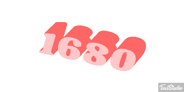 1680 Text effect