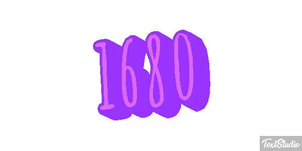 1680 Text effect