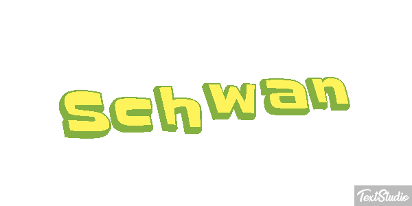 Schwan Texteffekt