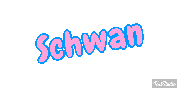 Schwan Texteffekt