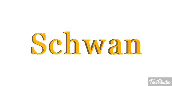Schwan Texteffekt