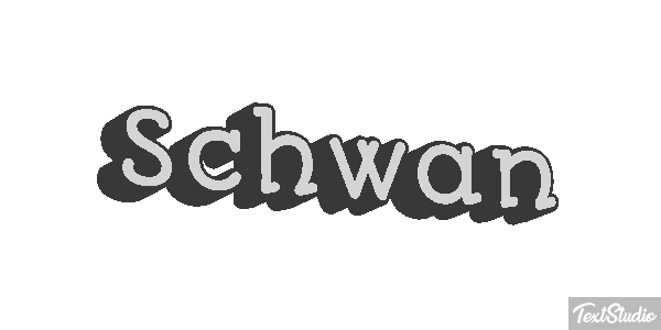 Schwan Texteffekt