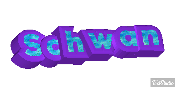 Schwan Texteffekt