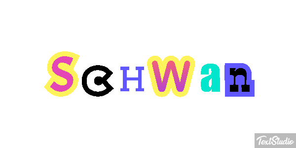 Schwan Texteffekt