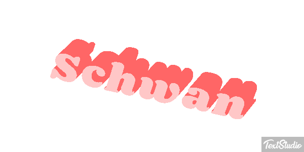 Schwan Texteffekt