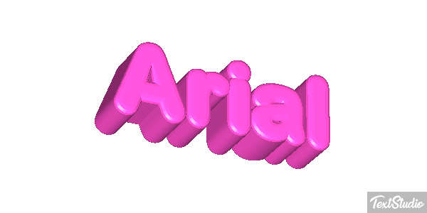 Arial Efekt tekstowy