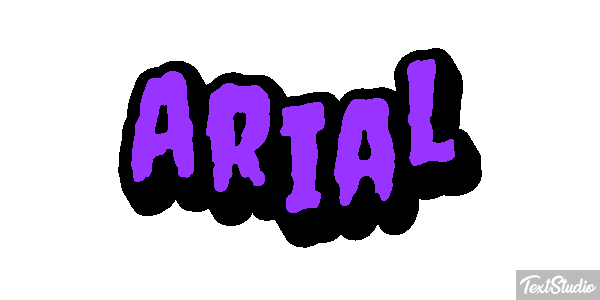 Arial Efekt tekstowy