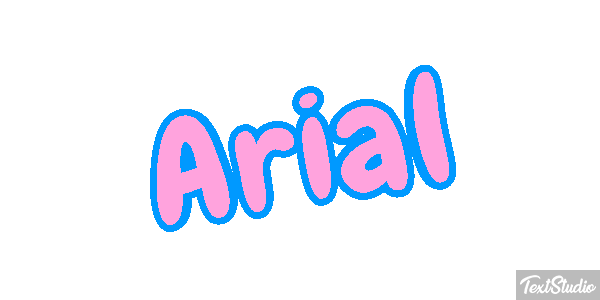 Arial Efekt tekstowy