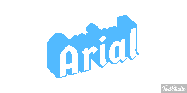 Arial Efekt tekstowy