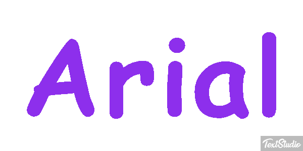 Arial Efekt tekstowy