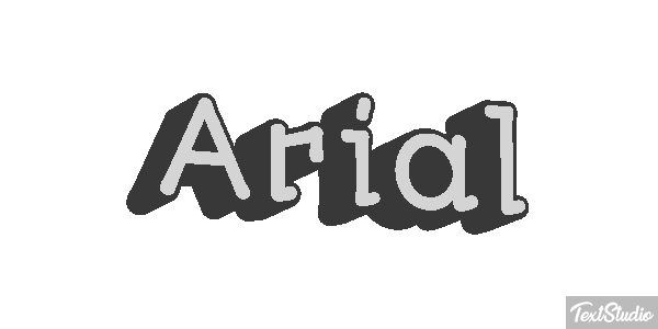 Arial Efekt tekstowy