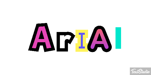 Arial Efekt tekstowy