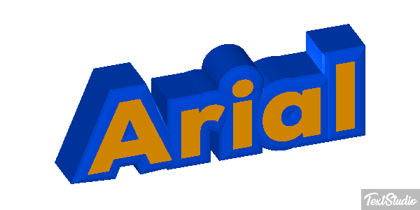 Arial Efekt tekstowy