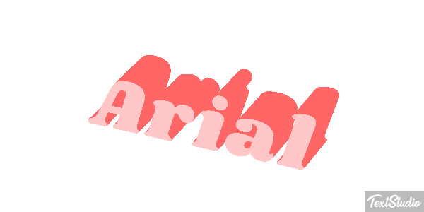 Arial Efekt tekstowy
