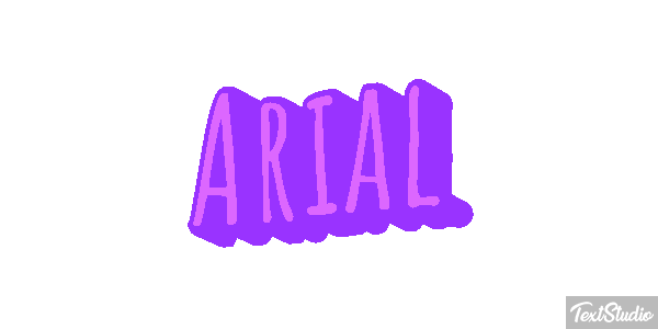 Arial Efekt tekstowy