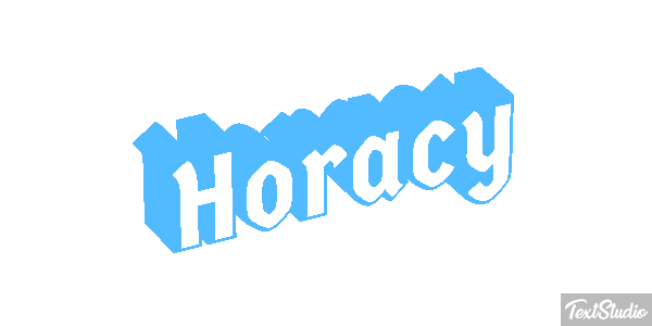 Horacy Effet de texte