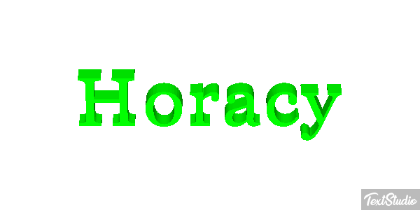 Horacy Effet de texte