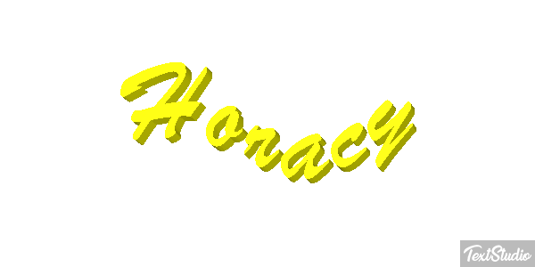 Horacy Effet de texte